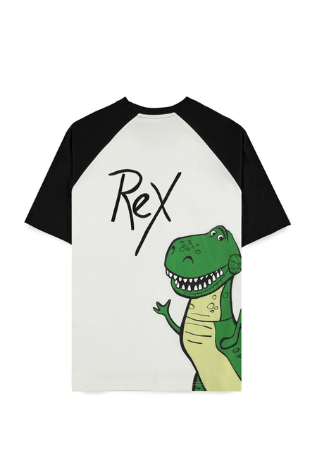 T-Shirt Manches courtes Disney de Toy Story - 5 - Rex - S à XXL - pour Homme - blanc/noir - Toy Story - View 2