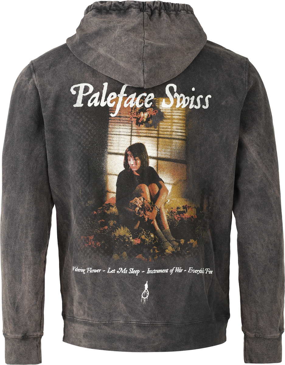 Sweat-shirt à capuche  de Paleface Swiss - Withering Flowers - S à XXL - pour Homme - gris - Paleface Swiss - View 2