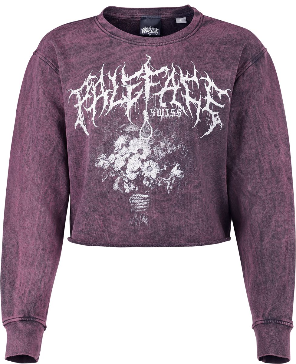 Sweat-shirt  de Paleface Swiss - Wilted - S à XXL - pour Femme - violet - Paleface Swiss