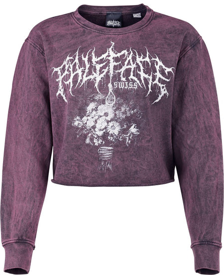 Sweat-shirt  de Paleface Swiss - Wilted - S à XXL - pour Femme - violet - Paleface Swiss