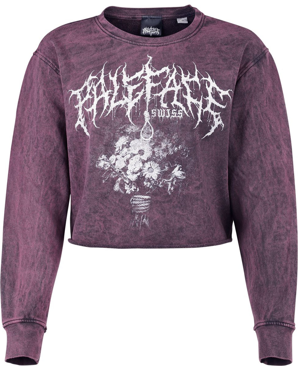 Sweat-shirt  de Paleface Swiss - Wilted - S à XXL - pour Femme - violet - Paleface Swiss