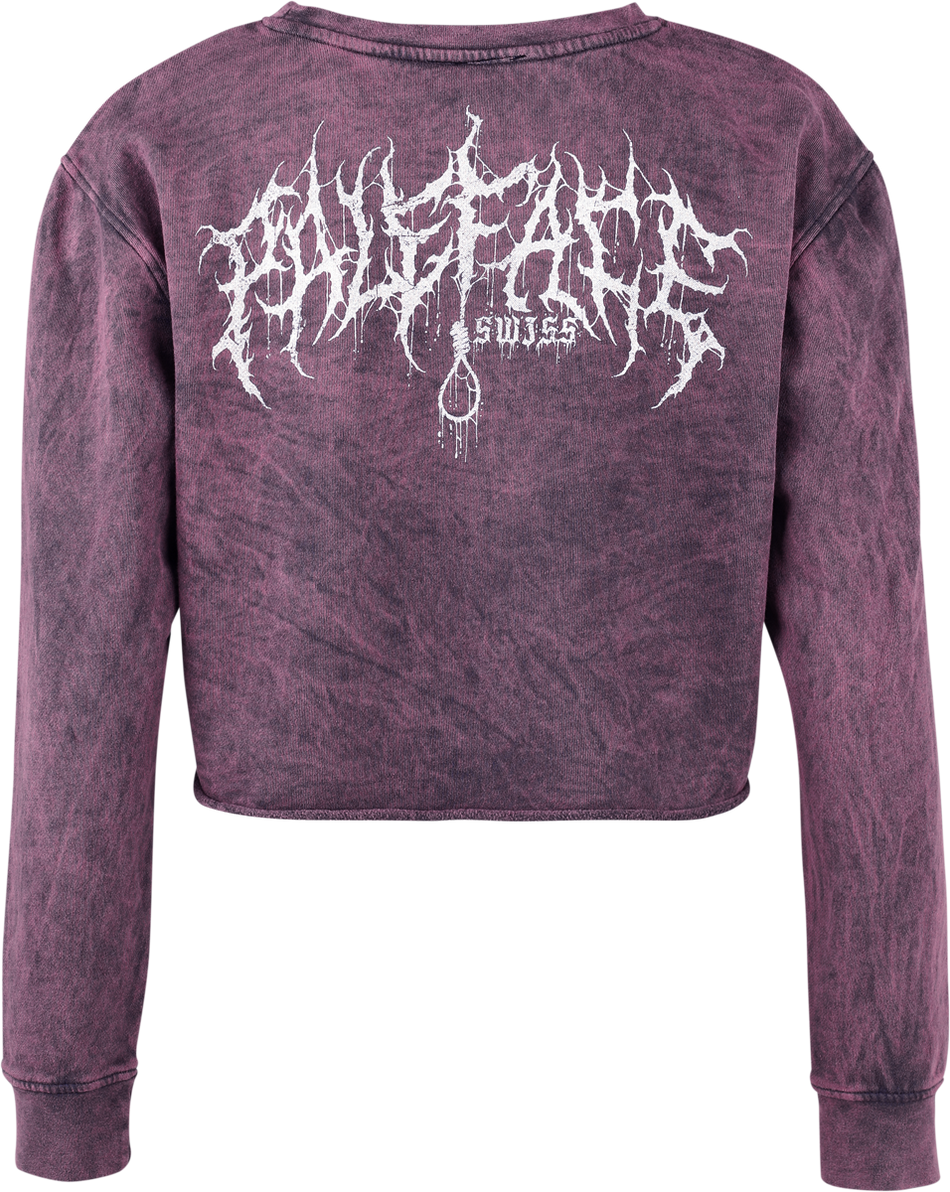 Sweat-shirt  de Paleface Swiss - Wilted - S à XXL - pour Femme - violet - Paleface Swiss - View 2