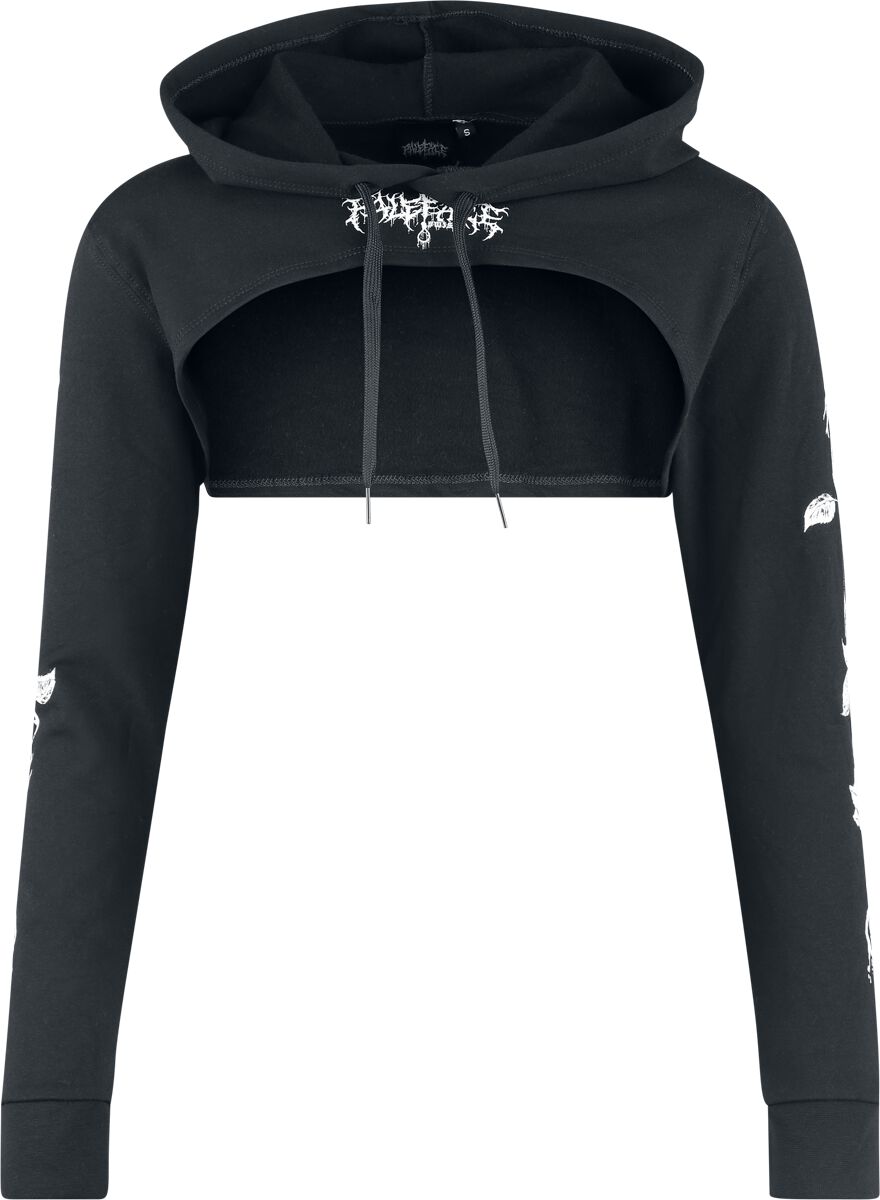 Sweat-shirt  de Paleface Swiss - Sleeve Roses - S à XXL - pour Femme - noir - Paleface Swiss