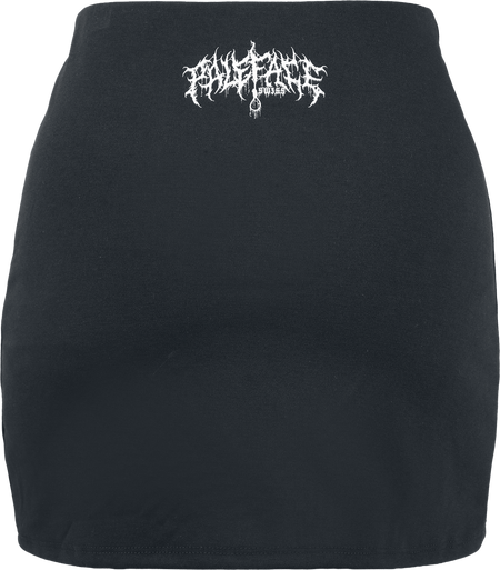 Jupe courte  de Paleface Swiss - Zip Roses - S à XXL - pour Femme - noir - Paleface Swiss - View 2
