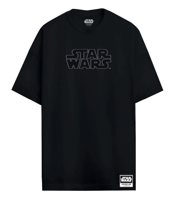 T-Shirt Manches courtes Disney de Star Wars - Logo - S à XXL - pour Homme - noir - Star Wars
