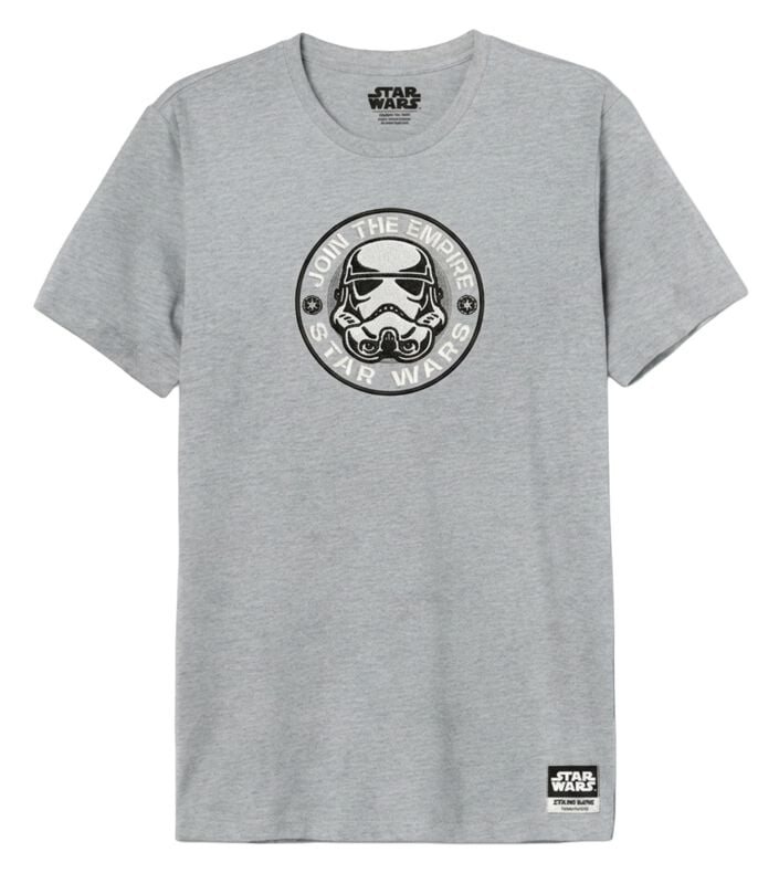 T-Shirt Manches courtes Disney de Star Wars - Stormtrooper - Join The Empire - S à XXL - pour Homme - gris - Star Wars