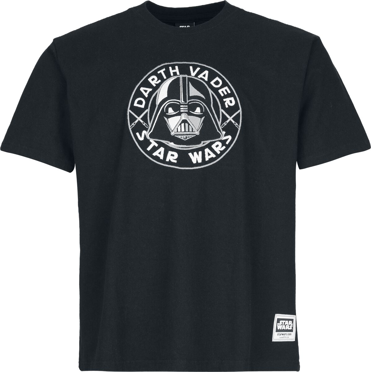 T-Shirt Manches courtes Disney de Star Wars - Dark Vador - S à XXL - pour Homme - noir - Star Wars