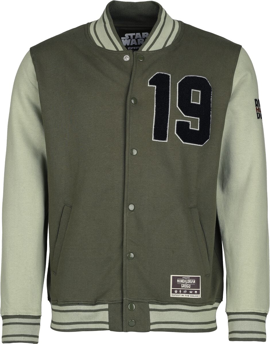 Veste mi-saison Disney de Star Wars - The Mandalorian - Bounty Hunter - S à XXL - pour Homme - kaki - Star Wars