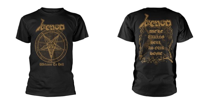 T-Shirt Manches courtes  de Venom - Welcome to hell - L à XXL - pour Homme - noir - Venom
