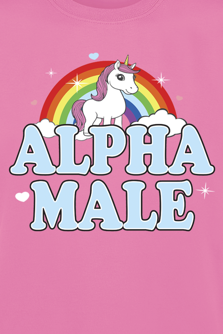 T-Shirt Manches courtes Unicorn de Unicorn - Alpha Male - M à 3XL - pour Homme - rose clair - Unicorn - View 2