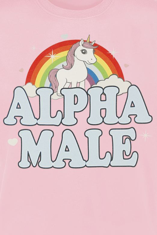 T-Shirt Manches courtes Unicorn de Unicorn - Alpha Male - M à 3XL - pour Homme - rose clair - Unicorn - View 2