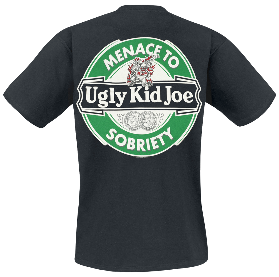 T-Shirt Manches courtes  de Ugly Kid Joe - Menace - S à XXL - pour Homme - noir - Ugly Kid Joe - View 2