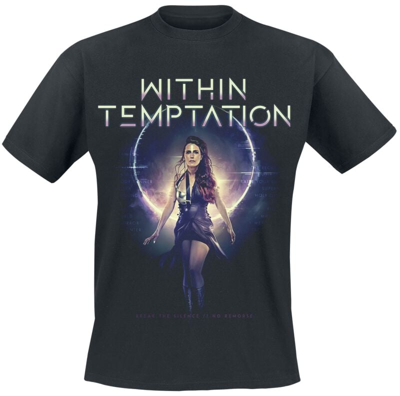 T-Shirt Manches courtes  de Within Temptation - Sharon - S à XXL - pour Homme - noir - Within Temptation