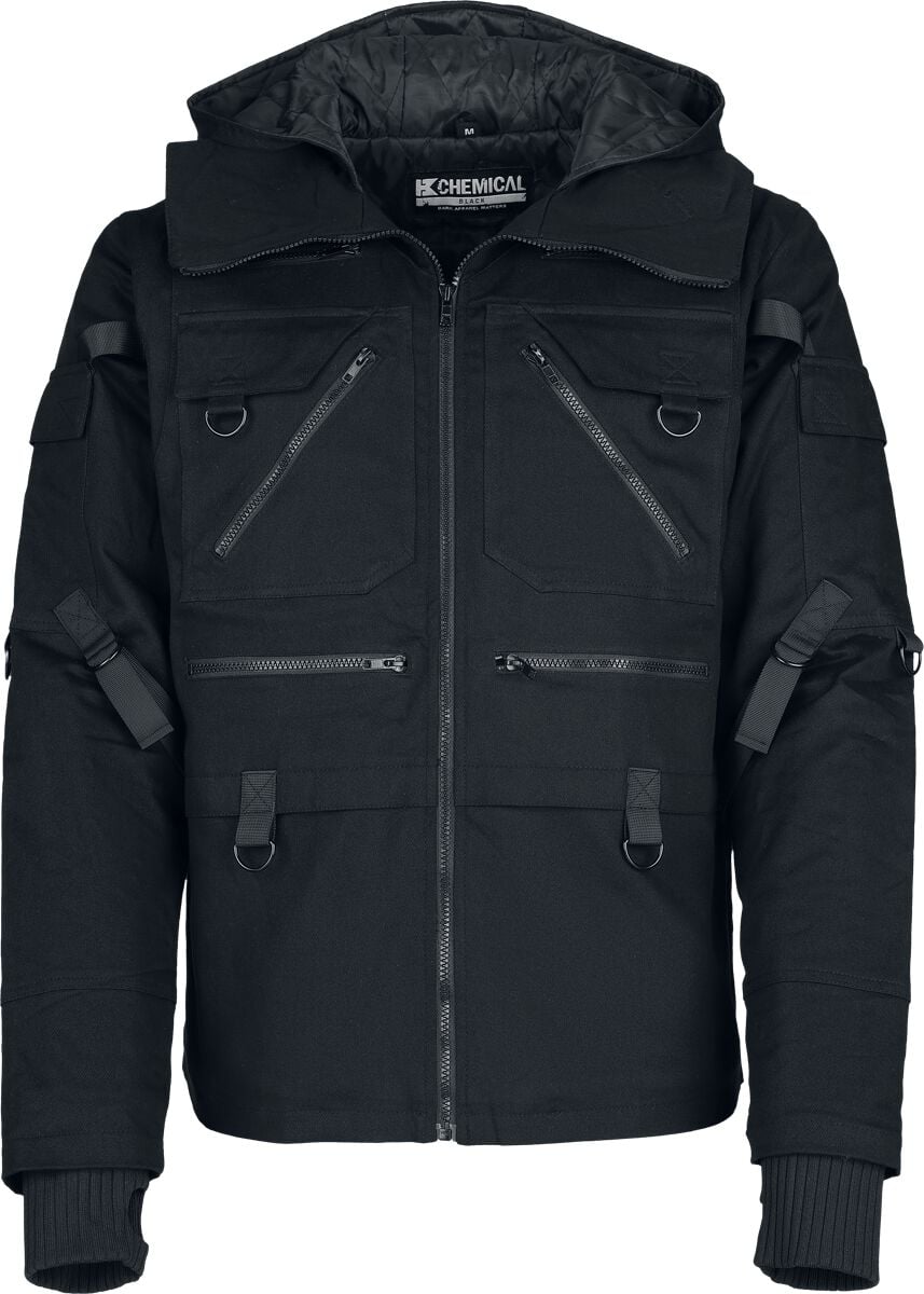 Veste mi-saison Gothic de Chemical Black - Slade Jacket Mens Black - S à 4XL - pour Homme - noir - Chemical Black