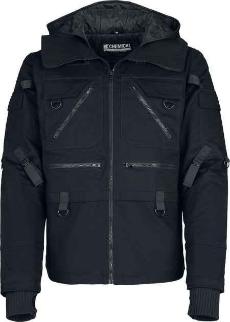 Veste mi-saison Gothic de Chemical Black - Slade Jacket Mens Black - S à 4XL - pour Homme - noir - Chemical Black
