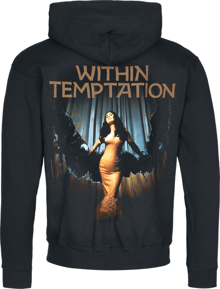 Sweat-shirt zippé à capuche  de Within Temptation - Sharon - S à XXL - pour Homme - noir - Within Temptation - View 2