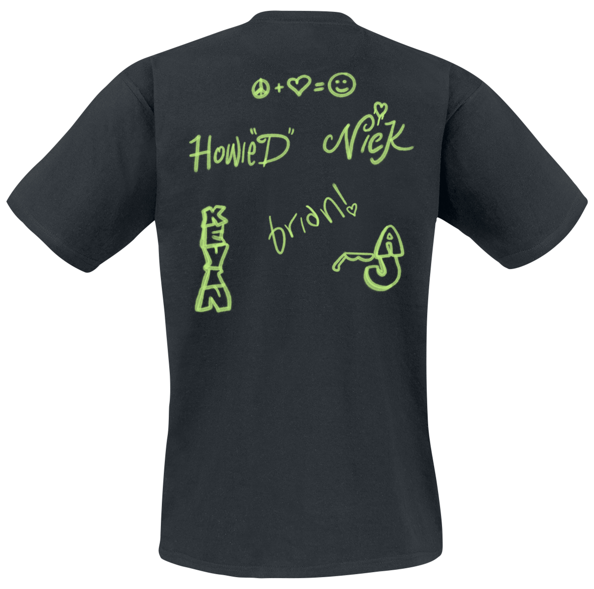 T-Shirt Manches courtes  de Backstreet Boys - Signature - S à 3XL - pour Homme - noir - Backstreet Boys - View 2