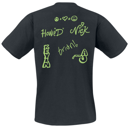 T-Shirt Manches courtes  de Backstreet Boys - Signature - S à 3XL - pour Homme - noir - Backstreet Boys - View 2