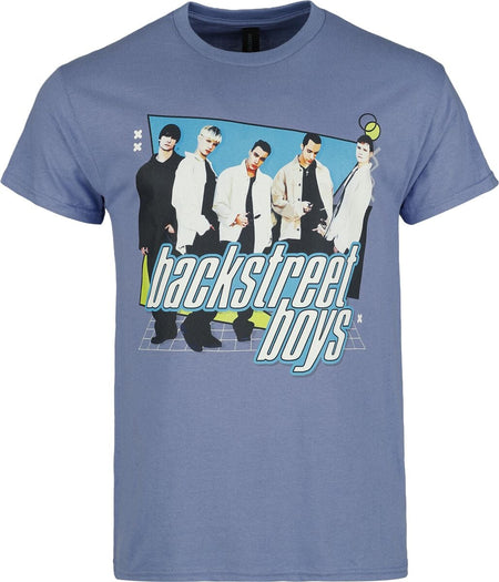 T-Shirt Manches courtes  de Backstreet Boys - 90's Pop Grid - S à 3XL - pour Homme - lilas - Backstreet Boys