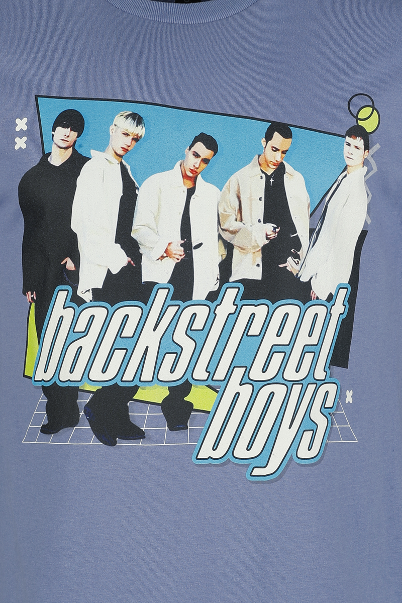 T-Shirt Manches courtes  de Backstreet Boys - 90's Pop Grid - S à 3XL - pour Homme - lilas - Backstreet Boys - View 2
