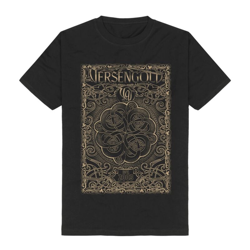 T-Shirt Manches courtes  de Versengold - Est.2003 - S à 3XL - pour Homme - noir - Versengold