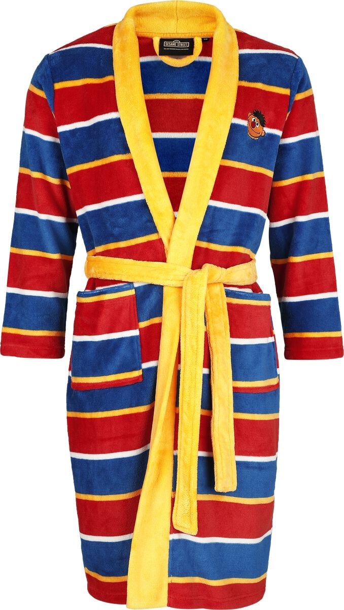 Robe de Chambre  de Sesame Street - Ernie's Robe - S-M à XXL-3XL - pour Unisexe - multicolore - Sesame Street