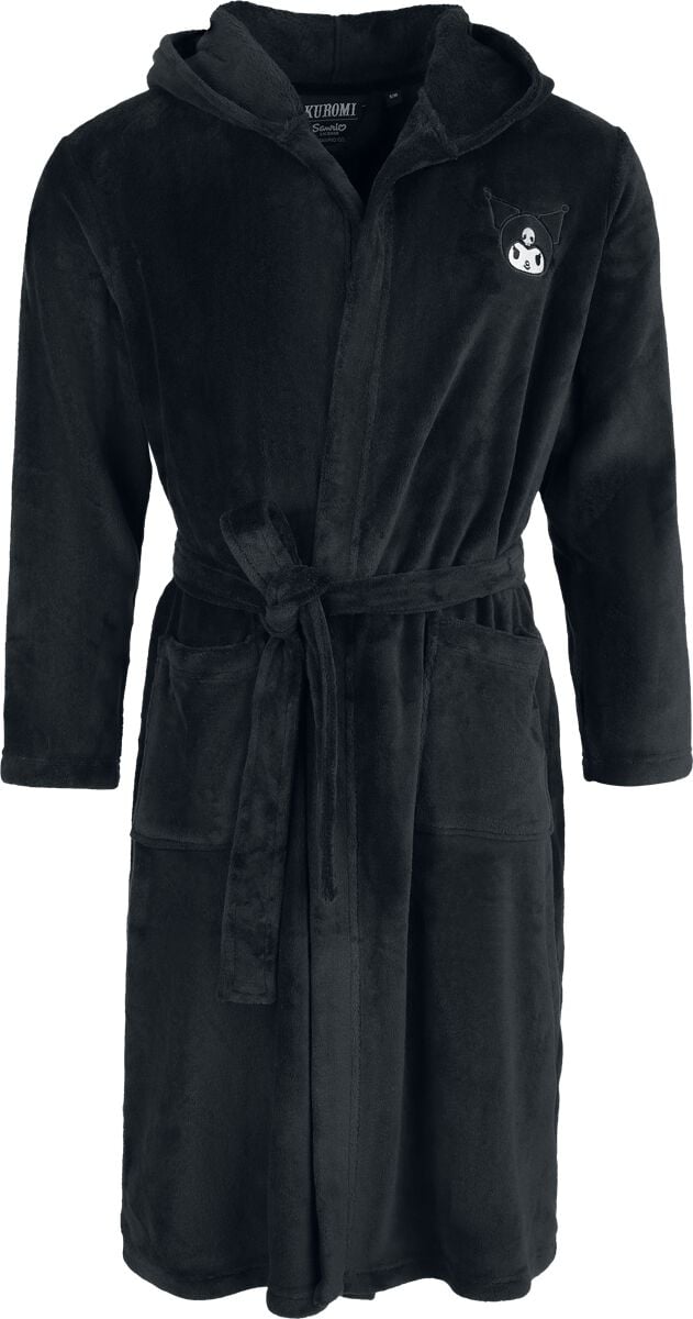 Robe de Chambre  de Hello Kitty - Hello Kitty and Friends - Kuromi - S-M à XXL-3XL - pour Unisexe - noir - Hello Kitty