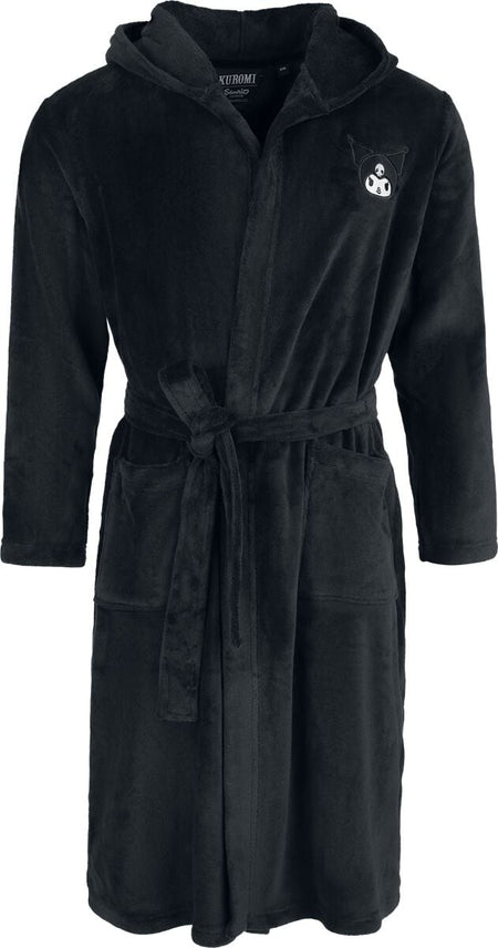 Robe de Chambre  de Hello Kitty - Hello Kitty and Friends - Kuromi - S-M à XXL-3XL - pour Unisexe - noir - Hello Kitty