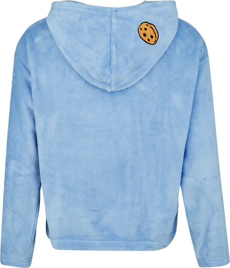 Sweat-shirt à capuche  de Sesame Street - Krümmelmonster - Kuschelpullover - S à XXL - pour Femme - bleu - Sesame Street - View 2