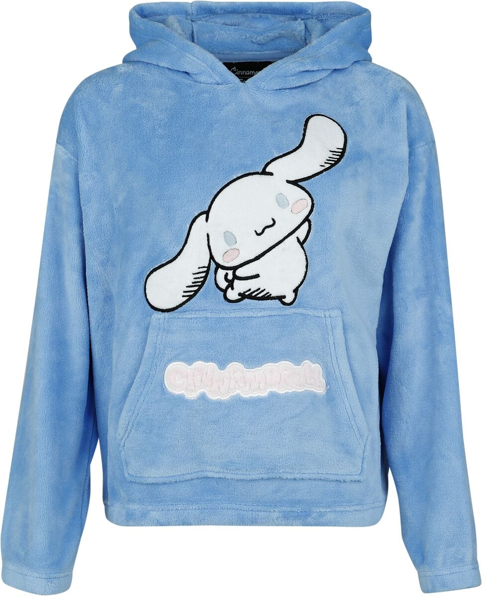 Sweat-shirt à capuche  de Hello Kitty - Cinnamoroll - Kuschelpullover - S à XXL - pour Femme - bleu - Hello Kitty