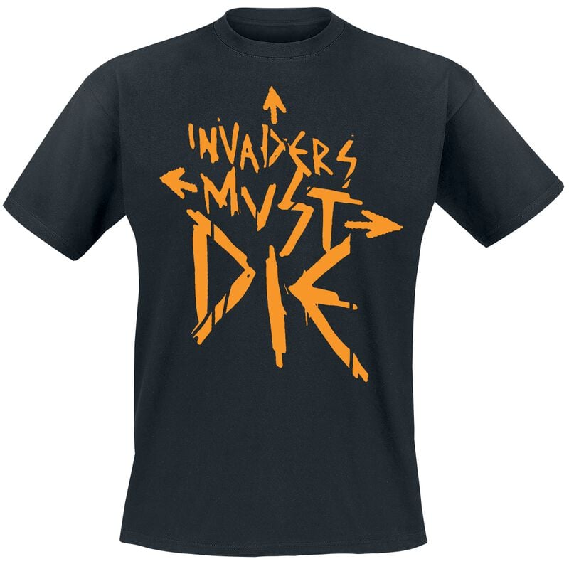 T-Shirt Manches courtes  de The Prodigy - Invader Must Die - S à 3XL - pour Homme - noir - The Prodigy