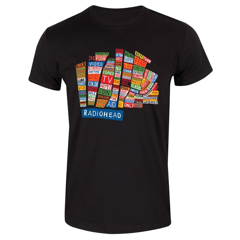 T-Shirt Manches courtes  de Radiohead - Pacific Coast - S à XXL - pour Homme - noir - Radiohead