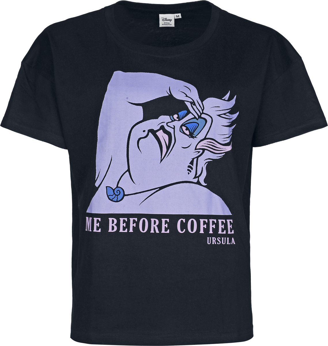 Pyjama Disney de La Petite Sirène - Ursula - Me Before Coffee - S à XXL - pour Femme - noir - La Petite Sirène - View 2