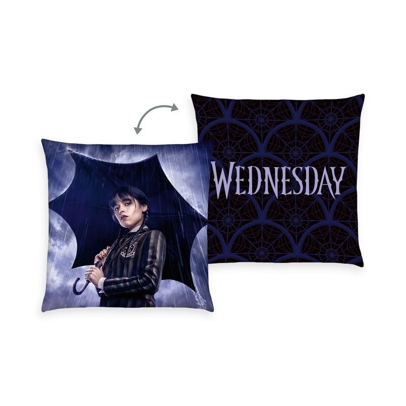 Coussin  de Wednesday - Wednesday - Umbrella - pour Indifférent - multicolore - Wednesday