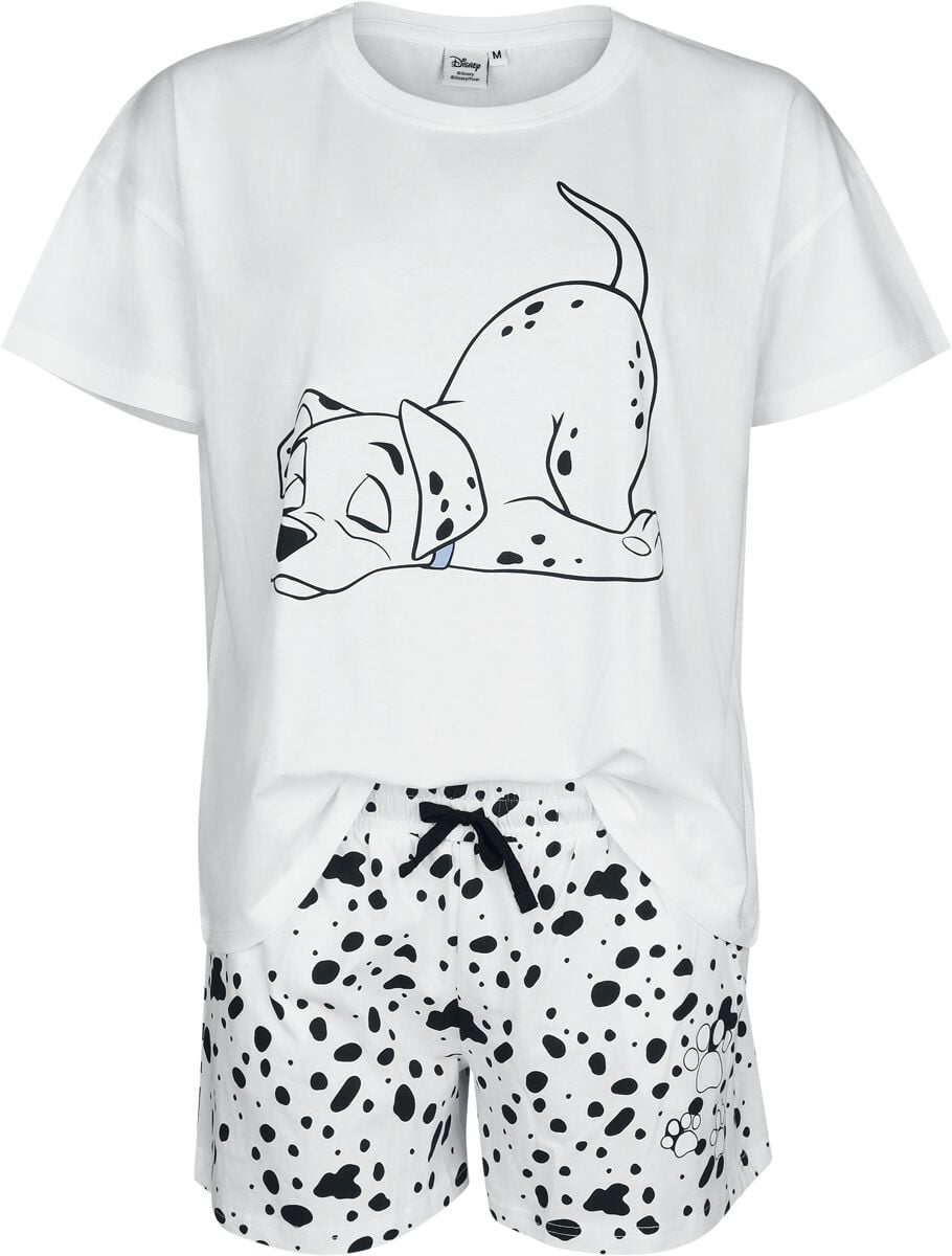 Pyjama Disney de Les 101 Dalmatiens - Paws Spots - S à XXL - pour Femme - blanc - Les 101 Dalmatiens