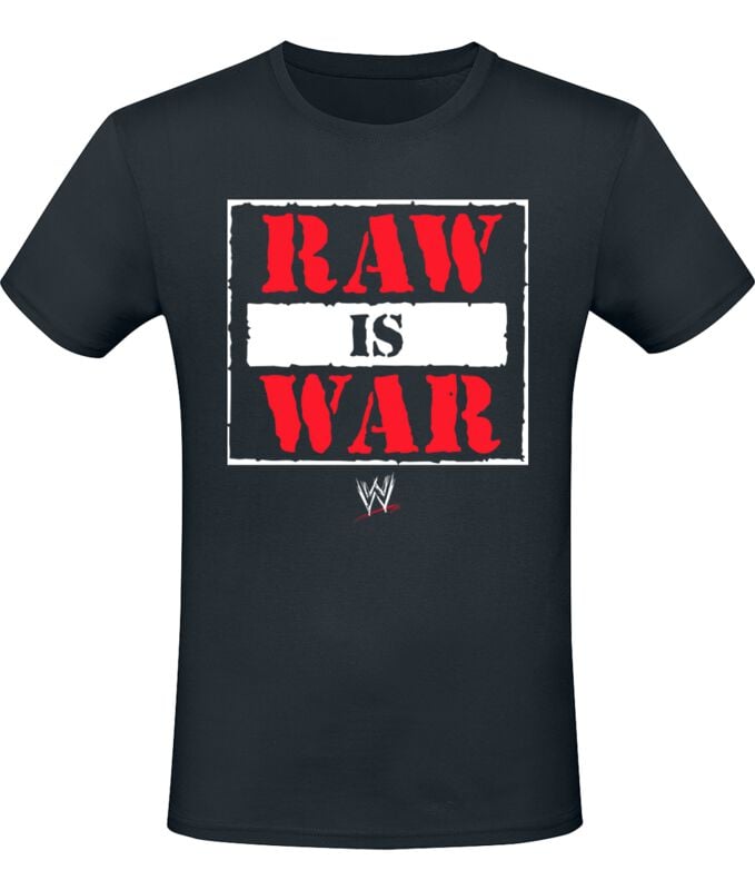 T-Shirt Manches courtes  de WWE - RAW Is WAR - S à XXL - pour Homme - noir - WWE