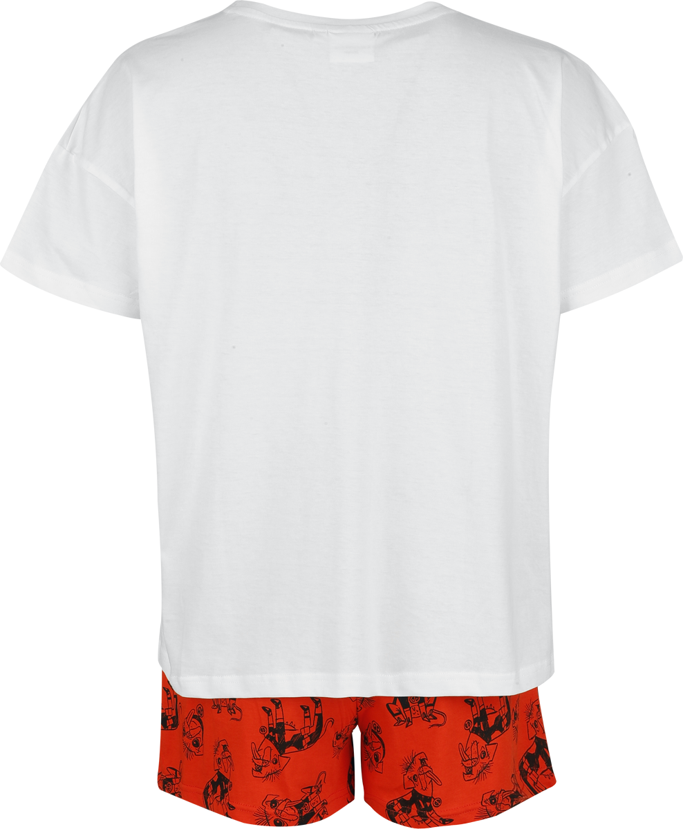 Pyjama Disney de Deadpool - 3 - Dogpool - I Got That Dog In Me - S à XXL - pour Femme - blanc/rouge - Deadpool - View 2