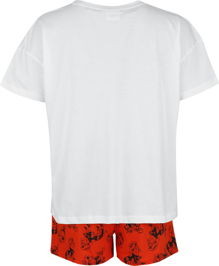 Pyjama Disney de Deadpool - 3 - Dogpool - I Got That Dog In Me - S à XXL - pour Femme - blanc/rouge - Deadpool - View 2