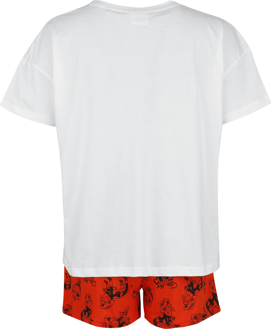 Pyjama Disney de Deadpool - 3 - Dogpool - I Got That Dog In Me - S à XXL - pour Femme - blanc/rouge - Deadpool - View 2