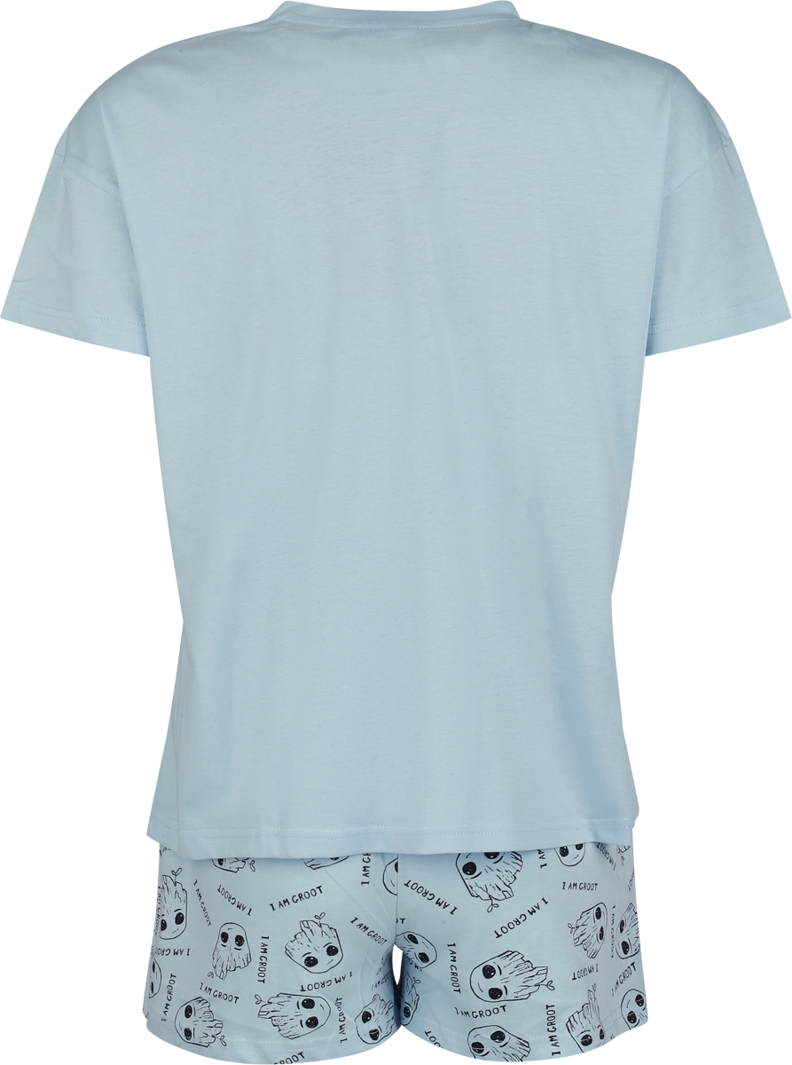 Pyjama Disney de Les Gardiens De La Galaxie - I Am Groot Mood - S à XXL - pour Femme - bleu - Les Gardiens De La Galaxie - View 2
