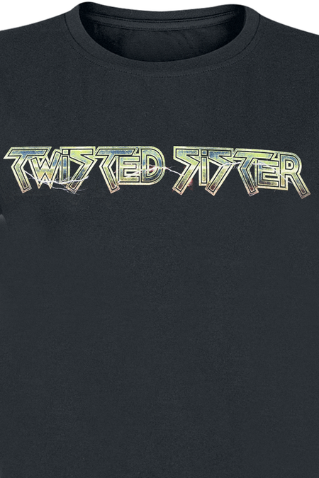 T-Shirt Manches courtes  de Twisted Sister - Metallic Logo - S à XXL - pour Femme - noir - Twisted Sister - View 2