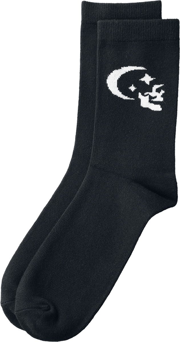 Chaussettes Gothic de KIHILIST by KILLSTAR - Kihilist 2 Pack Socks - Standard - pour Homme - noir - KIHILIST by KILLSTAR - View 2