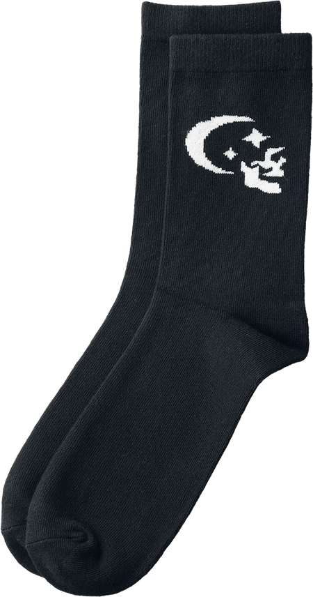 Chaussettes Gothic de KIHILIST by KILLSTAR - Kihilist 2 Pack Socks - Standard - pour Homme - noir - KIHILIST by KILLSTAR - View 2