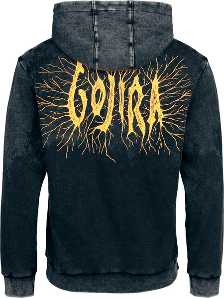 Sweat-shirt à capuche  de Gojira - EMP Signature Collection - M à 3XL - pour Homme - gris/noir - Gojira - View 2