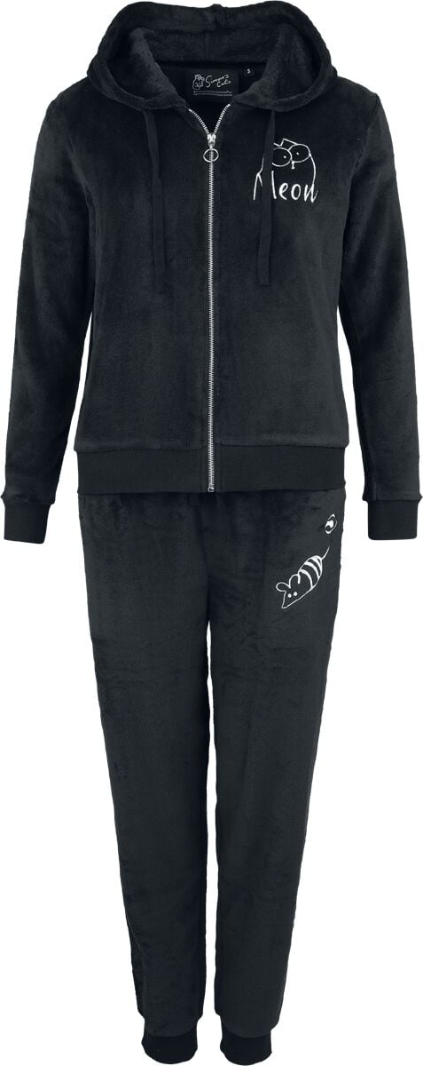Pyjama  de Simon's Cat - Meow Meow - S à 3XL - pour Femme - noir - Simon's Cat