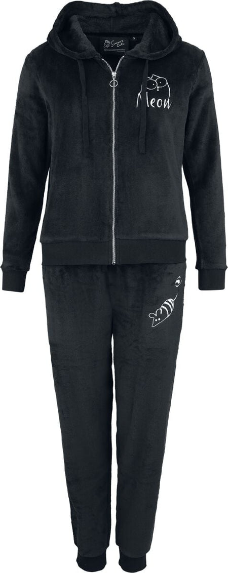 Pyjama  de Simon's Cat - Meow Meow - S à 3XL - pour Femme - noir - Simon's Cat