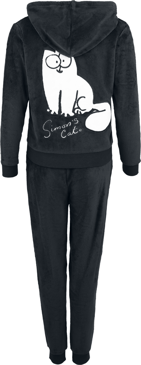 Pyjama  de Simon's Cat - Meow Meow - S à 3XL - pour Femme - noir - Simon's Cat - View 2