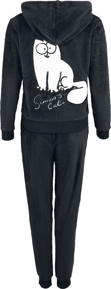 Pyjama  de Simon's Cat - Meow Meow - S à 3XL - pour Femme - noir - Simon's Cat - View 2