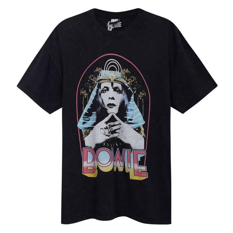 T-Shirt Manches courtes  de David Bowie - Amplified Collection - Sphinx - XS à XXL - pour Homme - anthracite - David Bowie
