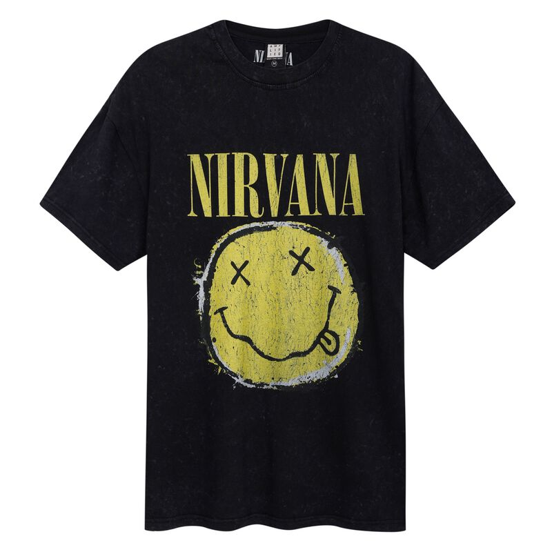 T-Shirt Manches courtes  de Nirvana - Amplified Collection - Split - XS à L - pour Homme - anthracite - Nirvana